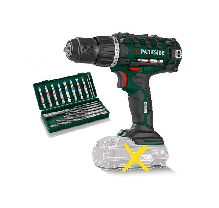 PARKSIDE PABS 20-Li E6 fúró-csavarozó – 45 Nm