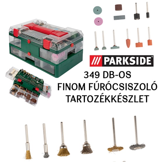 PARKSIDE 349 db-os tartozékkészlet finom fúrócsiszolóhoz PDZ 349 A1 - Image 6
