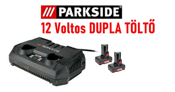 ÚJDONSÁG ! Parkside 12 voltos dupla töltő PDSLG 12 A2 - Image 2