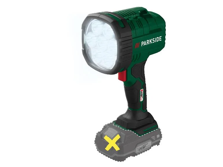 Akkus LED kézi reflektor, extra fényerő Parkside PHLA 20-Li A1