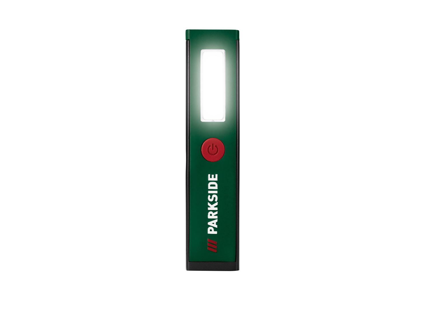 PARKSIDE munka LED lámpa övcsipeszel, USB töltéssel PHAM 450 A1