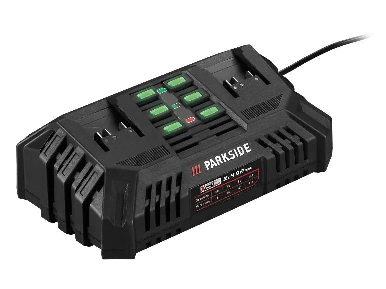 Parkside performance akkus láncfűrész PPKSA 40-Li B2 + 2db smart akku + dupla töltő - Image 6
