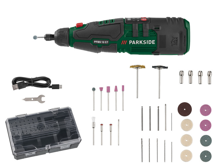 PARKSIDE Akkus finomfúró-csiszoló PFBS 12 C7