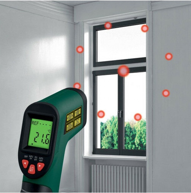 Parkside PTI 380 infravörös hőmérő, lézeres infra hőmérő -50°C +380°C - Image 3