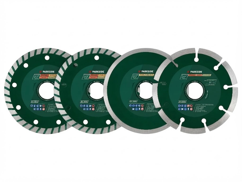 Parkside Gyémánt Vágótárcsa Készlet, 4 Részes (125 mm)