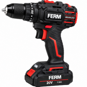 FERM CDM1206 20 V akkus fúró-csavarozó, 50 Nm